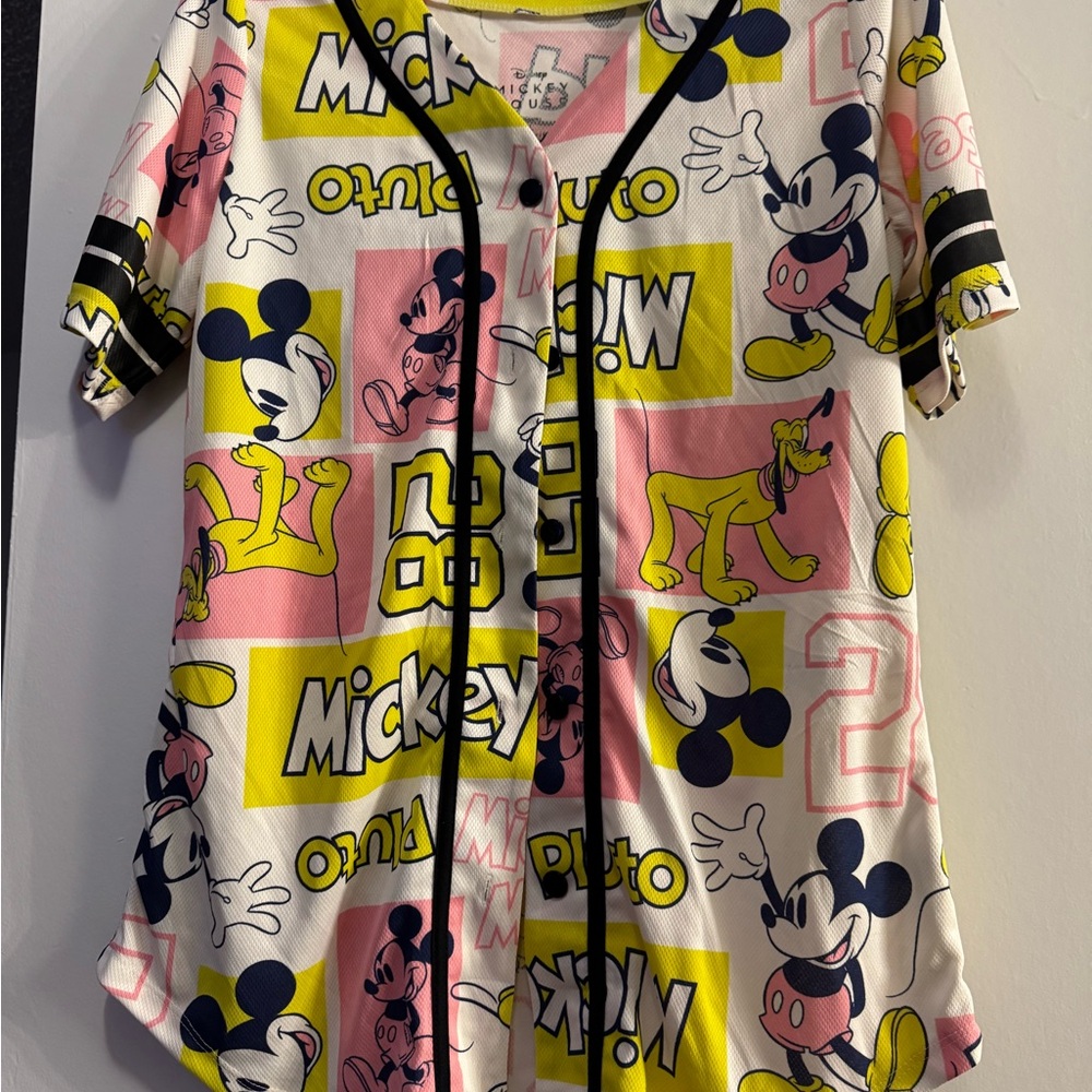 Disney Mickey Mouse Colorful Graphic Shirt